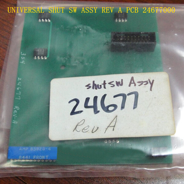Universal SHUT SW ASSY REV A PCB 24677000